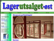 Tablet Screenshot of lagerutsalget.com